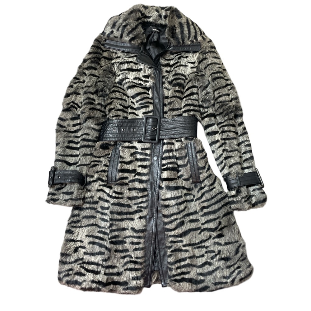 Bebe 100% Rabbit Fur Coat